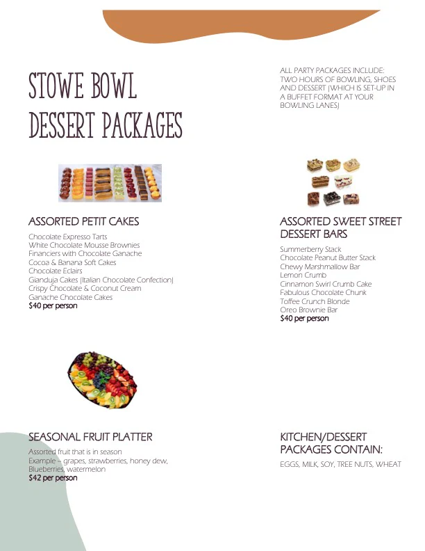 Dessert Package