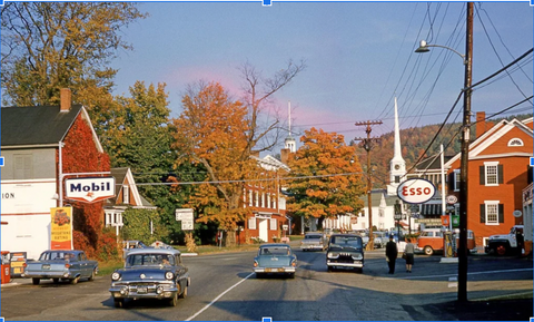 Historic Main Street in the fall