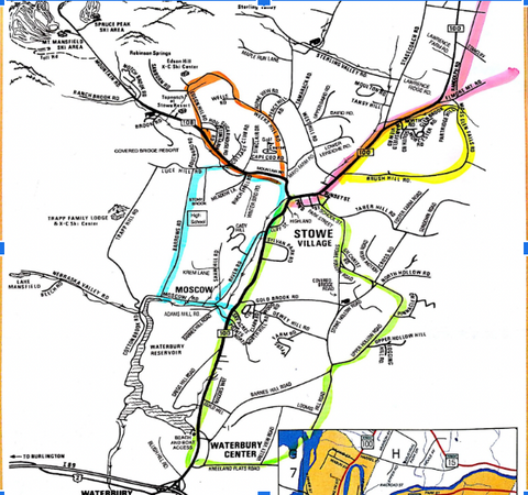 Stowe Village Map